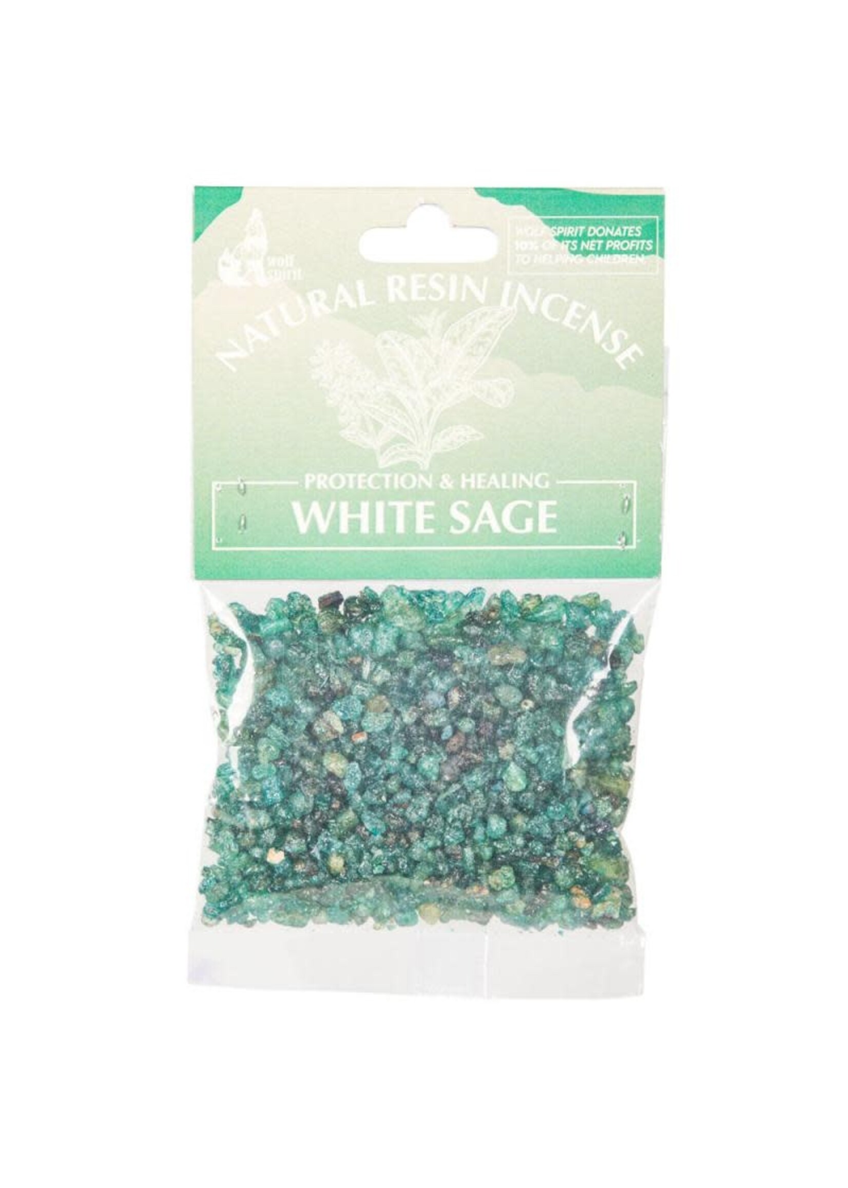 Wolf Spirit White Sage Resin