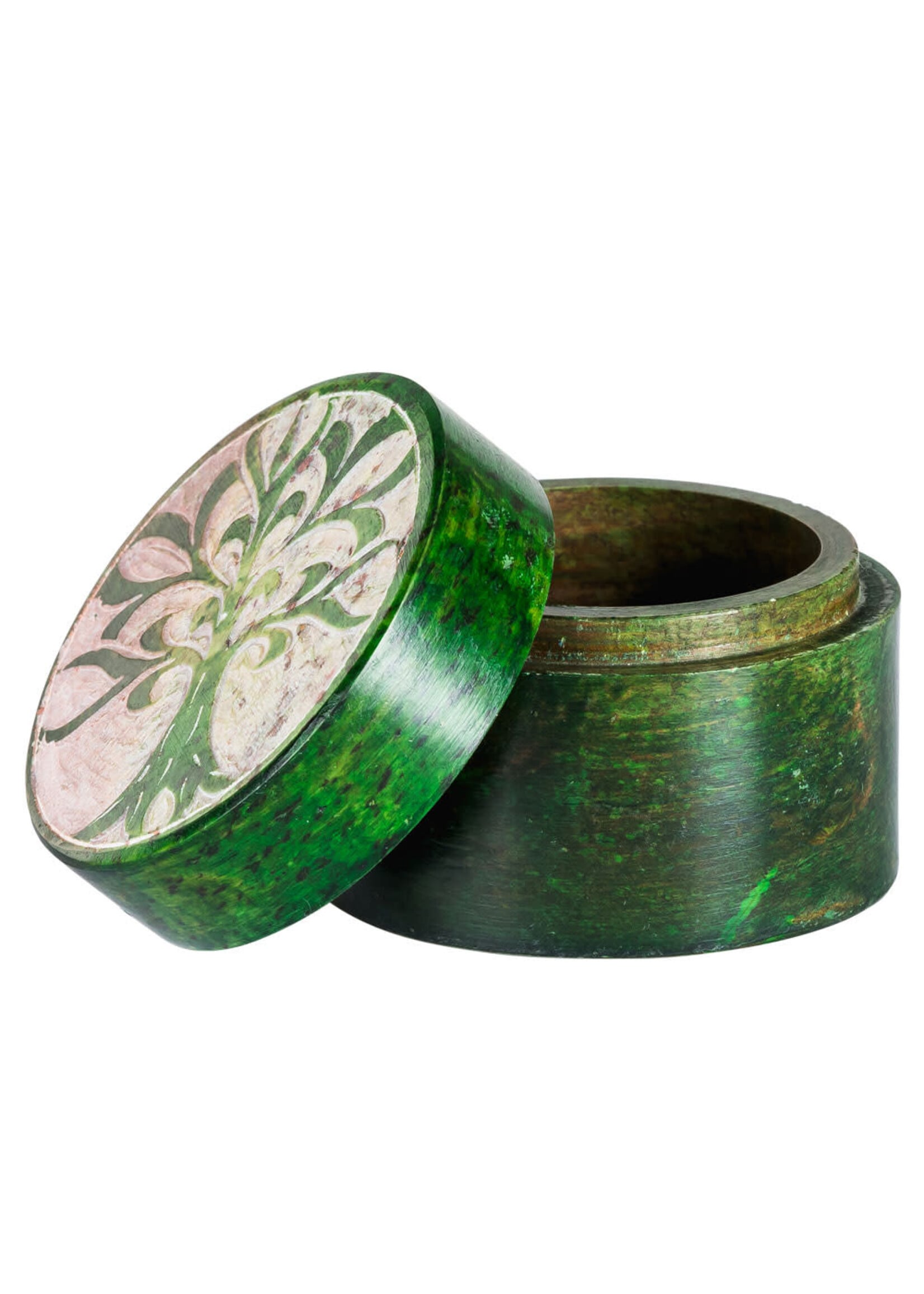 Tree of Life 2" Soapstone Box