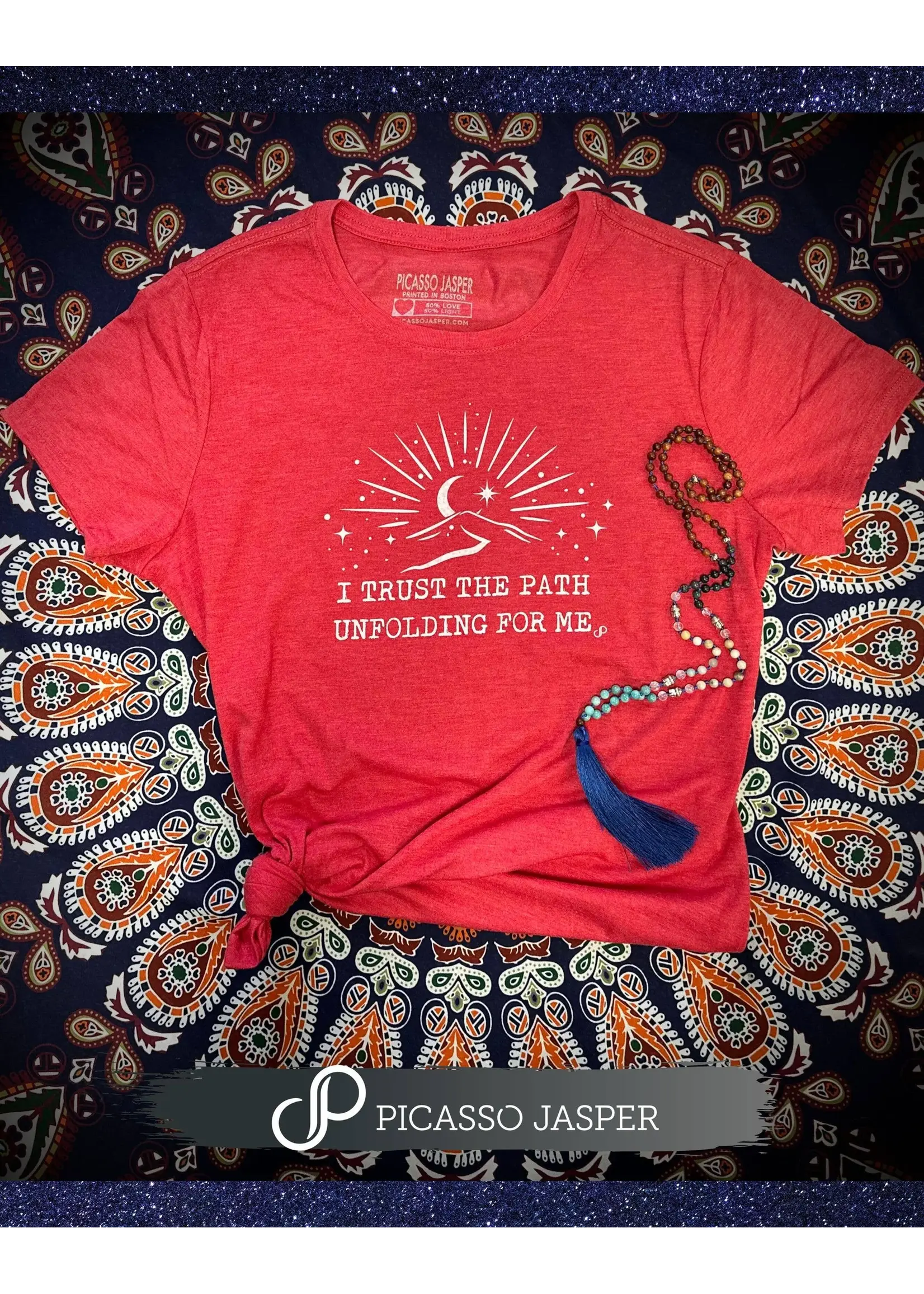 I Trust the Path Unfolding for Me Vintage Vibe Tee SMALL
