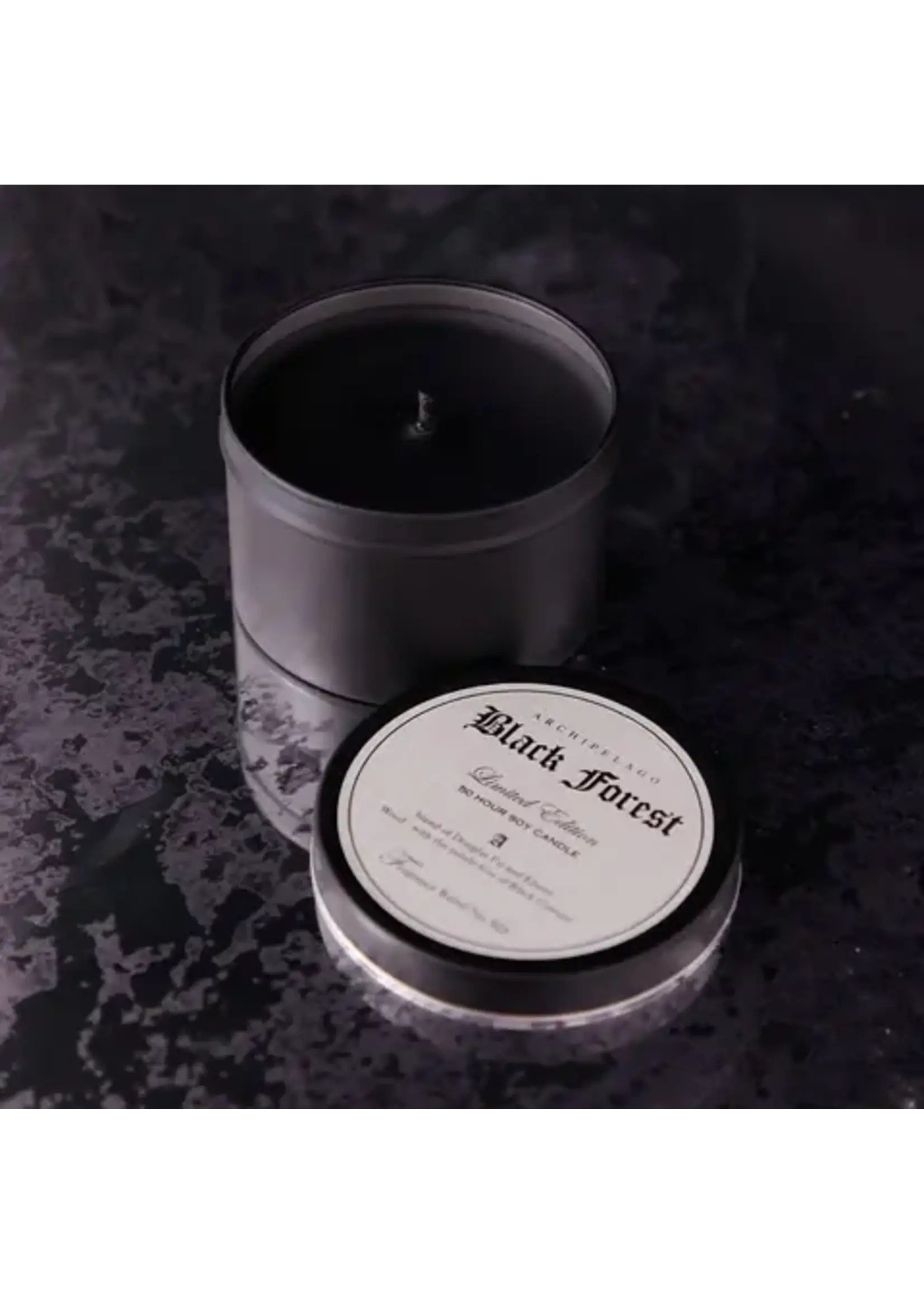 Black Forest Tin Candle