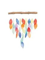Wind Chime Capiz Shell Multi-Color