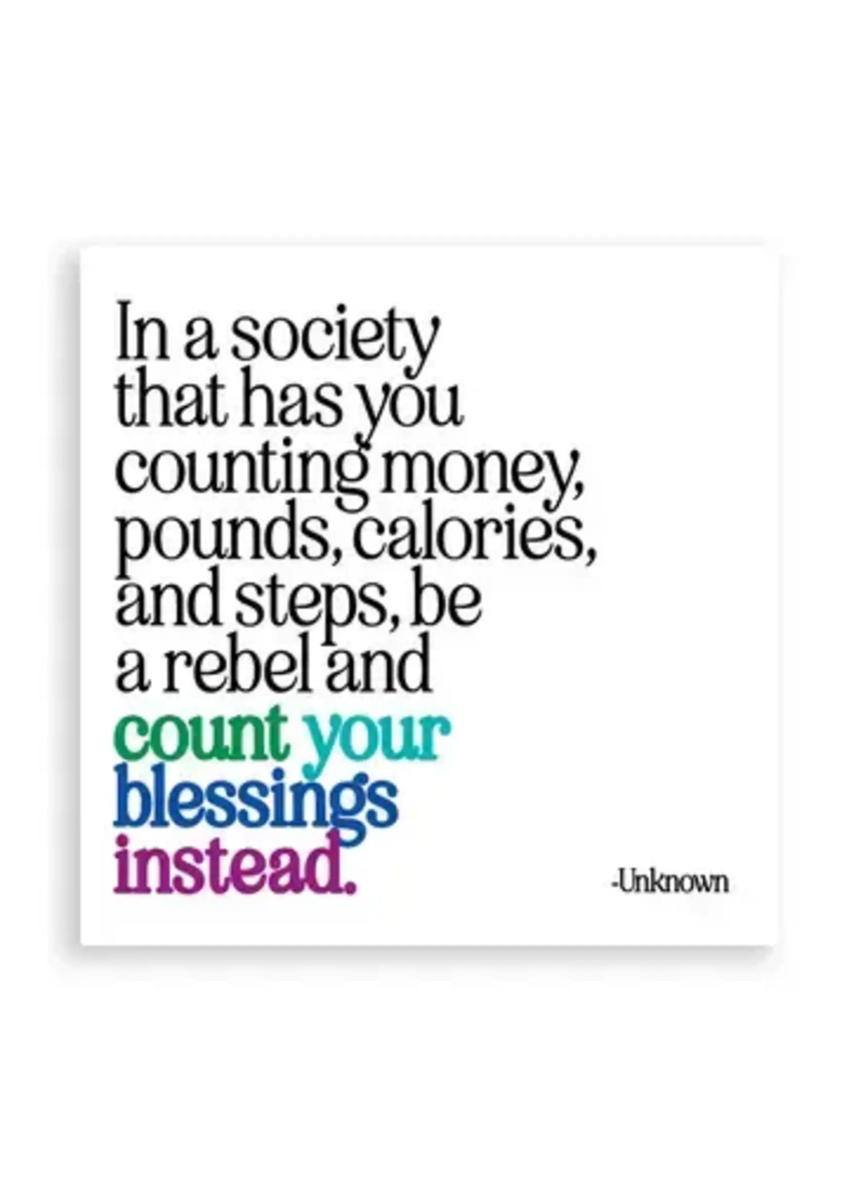 Quotable Magnet Count Blessings