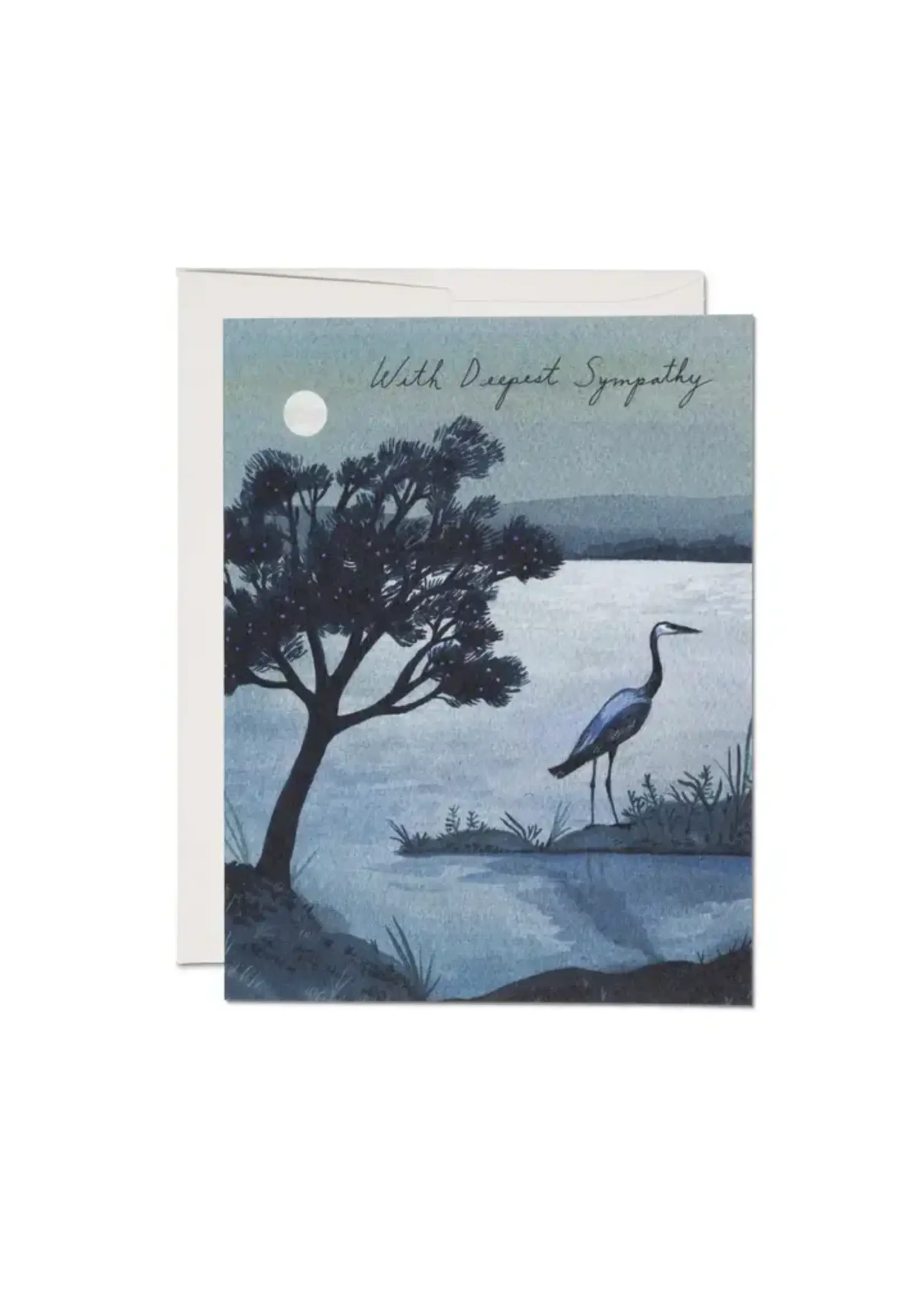 Card SYM Blue Heron