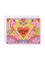 Card FR Bein' with you