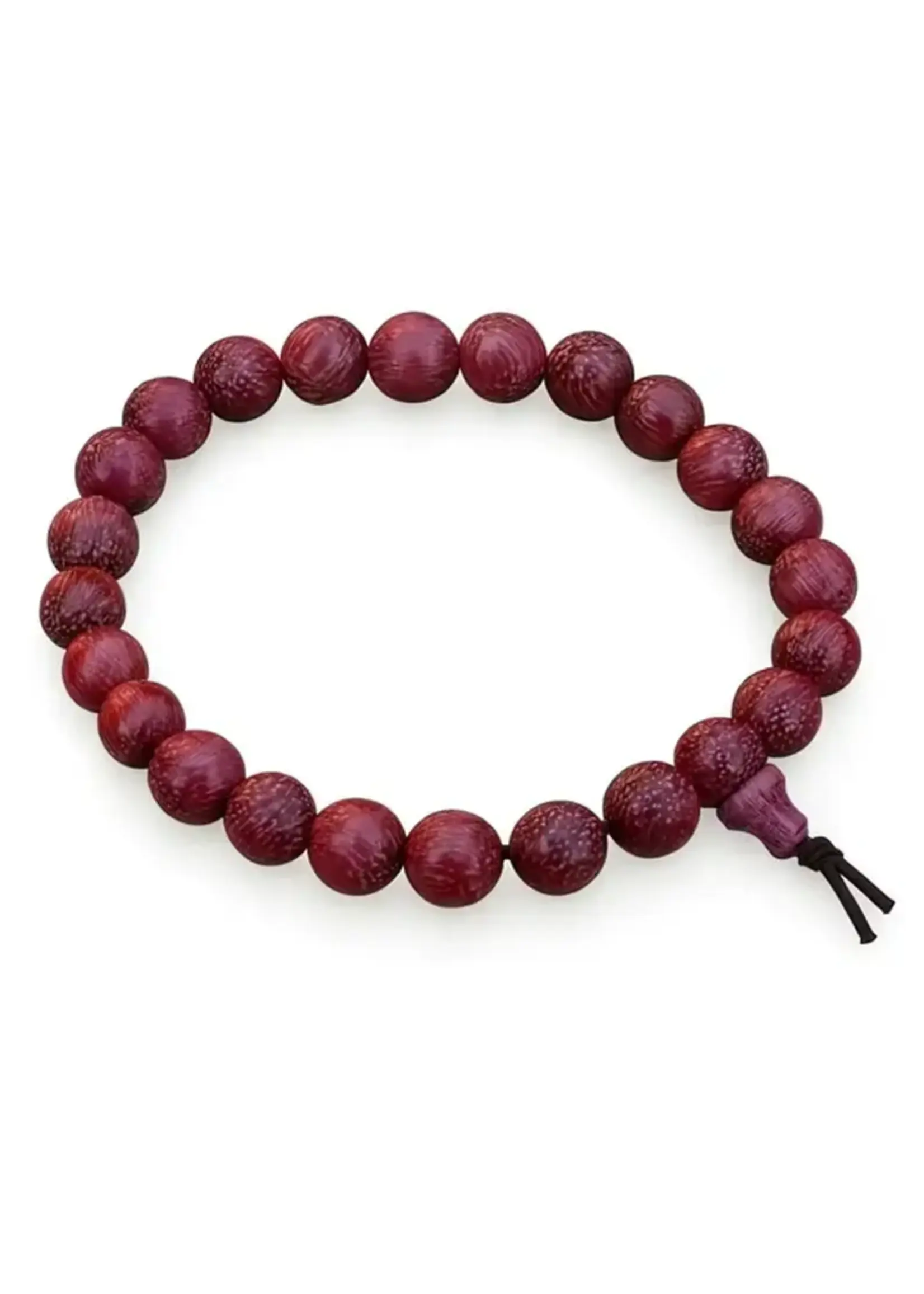 Namu Baru Purpleheart Wood Beaded Bracelet - Wrist Mala - 8mm