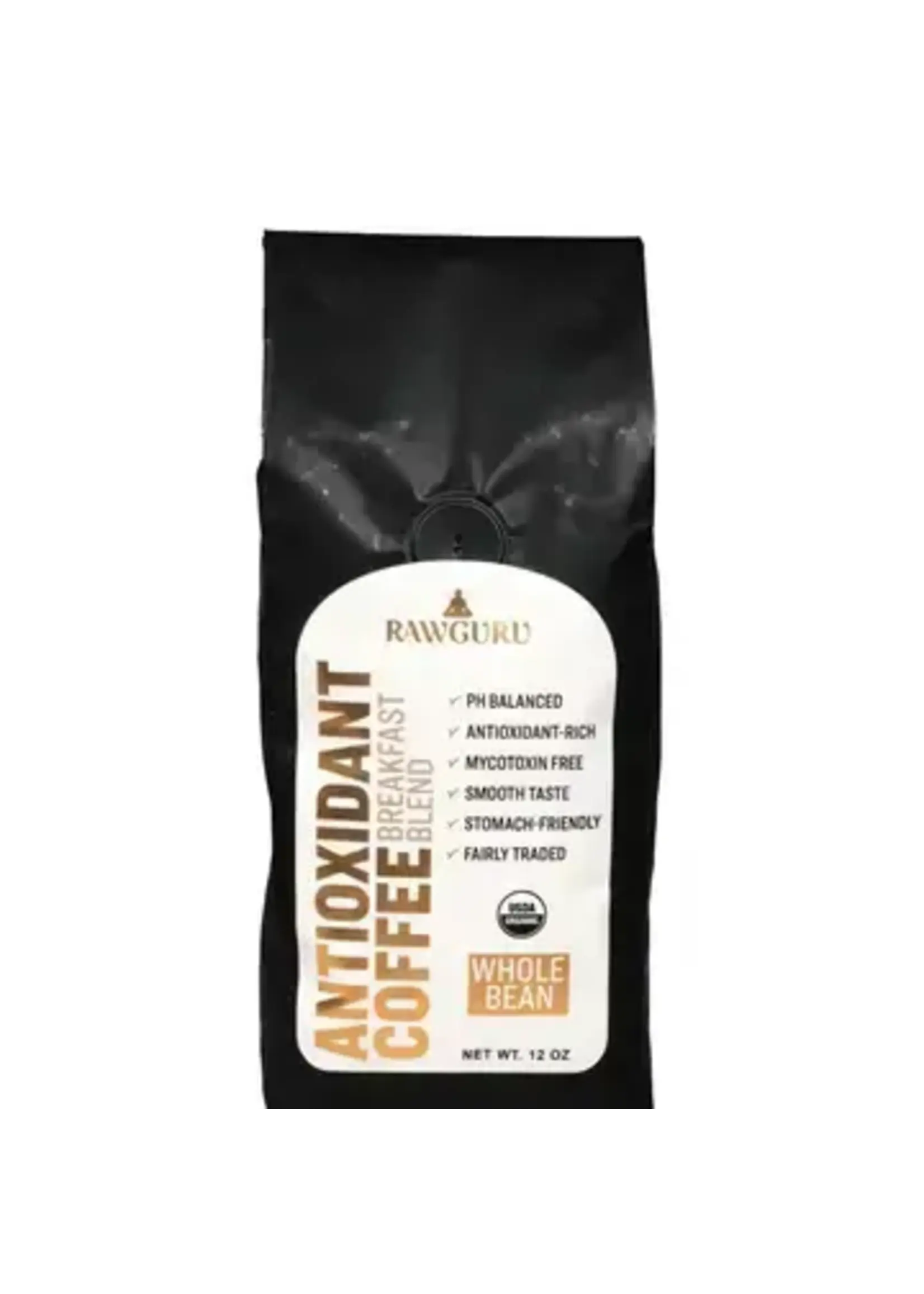 Organic Antioxidant Coffee Breakfast Blend | Whole Bean | 12oz
