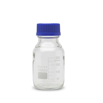 Goldleaf Scientific Reagent Bottle, 1000mL, Schott, with Widemouth GL-80 cap
