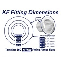 Goldleaf Scientific KF-50 to KF-40 Conical Reducer