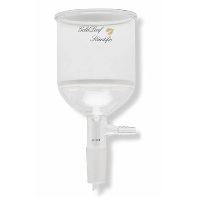 Goldleaf Scientific Buchner Funnel, Glass Fritted (Medium), 24/40, 350mL