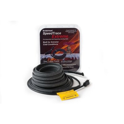 BriskHeat SpeedTrace Extreme Pre-Assembled Self-Regulating Heating Cable