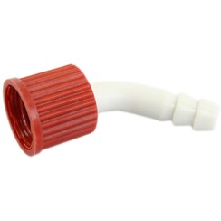 GL-14 Polypropylene Hose Barb w/ Cap, Bent (pack of 20)