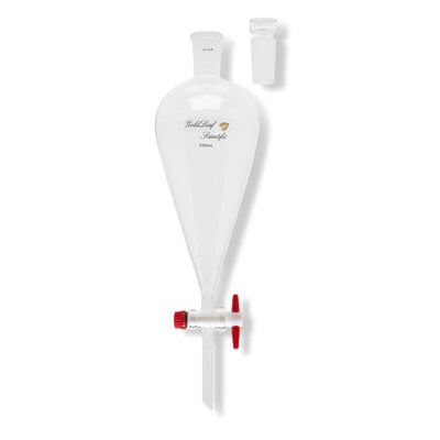 Goldleaf Scientific Separatory Funnel with PTFE stopcock,