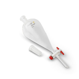 Goldleaf Scientific Separatory Funnel with PTFE stopcock,