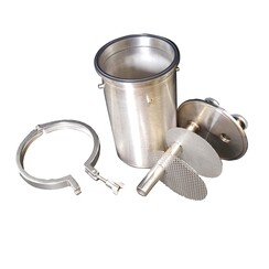 Stainless trap for mechanical cold trap, KF-25