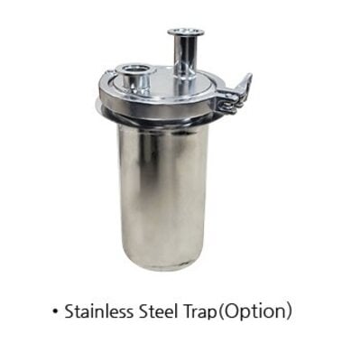 Stainless trap for mechanical cold trap, KF-25