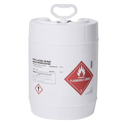 190 Proof Ethanol ACS grade, Tax paid