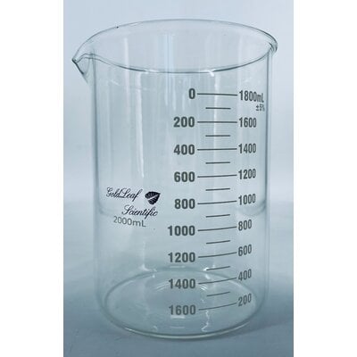 Goldleaf Scientific Heavy Duty Beaker 2000mL