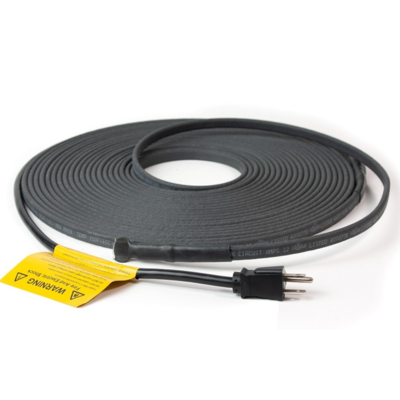 BriskHeat SpeedTrace Pre-Assembled Self-Regulating Heating Cable 6 ft long, Pre-assembled w/2.5 ft power cord,  5 W/ft
