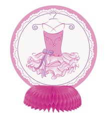 Mini Honeycomb  Decorations  ''Unique Party'' - Ballet 49489, 6" Tall, Pack of 4