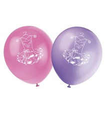 ''Unique Party'' - Ballet 49495, Ballon qualité hélium 12'', paquet de 8