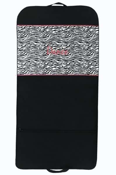 Sassi Housse Sassi ZBR-04 "Zebra Dance Garment Bag", Avec gousset et pochettes, Couleur:  noir