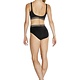 Bloch Top Bloch FT5097, Style "Venezia Stripe Cami Crop Top", Microfibre, Avec "Removable cups"