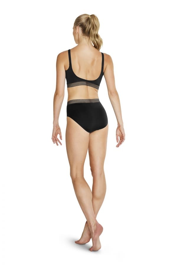 Bloch Top Bloch FT5097, Style "Venezia Stripe Cami Crop Top", Microfibre, Avec "Removable cups"