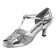Gogodance Ballroom Dance Shoes GO4203, 2.5 " Heel, T-Strap