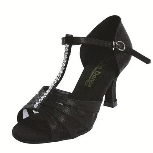 Gogodance Ballroom Dance Shoes GO9650, 2.75" Heel, Rhinestone T-Strap