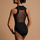 Motionwear Maillot Motionwear 2632, Col haut "Mock-T", Sans manches, Style ''Racer Back' Panel''