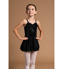 Motionwear Princess Seam Overlay Skirted Leotard Motionwear 4131