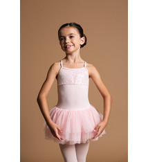 Motionwear Robe Motionwear 4062, Bretelles spaghetti avec tutu