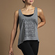 Motionwear Camisole style "High Low Tank" Motionwear 5908, imprimé: "DANCE" au devant