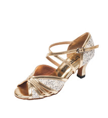 Gogodance Ballroom Dance Shoes GO1007, 2.5" Heel, X-Strap
