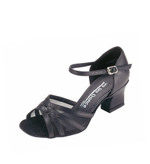 Gogodance Soulier de "Ballroom" GO4071, Talon cubain 1.8 po., Avec "Mesh" au dessus