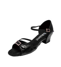 Gogodance Soulier de "Ballroom" GO3066, Talon large 1.5 po., Avec boucle au dessus