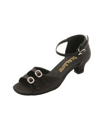 Gogodance Soulier de "Ballroom" GO7200, Talon 1.3 po., Avec double boucle au dessus