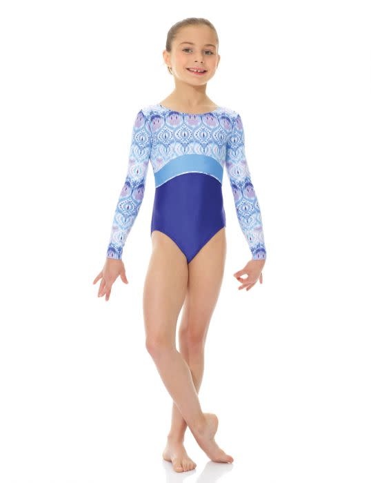 Long Sleeves Gymnastics Leotard Mondor 17811 - Orya par Virevolte