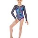 Mondor Maillot gymnastique Mondor 17818, Manches longues en mesh, Attache-cheveux inclus