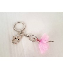 FH2 Ballerina Pink Tutu Keychain, FH2 BK0001