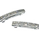 FH2 Barrettes FH2 AY0020, "Rhinestone" 2 rangs, en paquet de 2