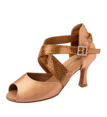Stephanie Soulier de "Ballroom" Stephanie 2104, Talon 2.5 po., Style "T-Strap"