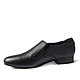 So Danca Soulier de danse sociale pour homme So Danca BL-106, Style "Slip On", Dessus en cuir, Semelle en suède