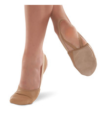 DanzNmotion "Half Sole" Danshuz 363, Dessus en cuir, Couleur: Tan