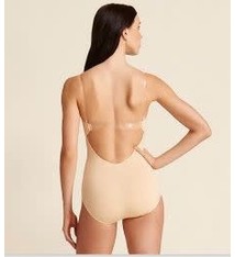 Capezio Sous-maillot Capezio 3565, Avec "BraTek", Bretelles et dos transparent