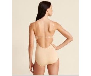 Motionwear Underwear Convertible Clear Strap Bra Nude 