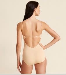 Capezio Sous-maillot Capezio 3565, Avec "BraTek", Bretelles et dos transparent