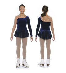 Mondor Robe de patin Mondor 2913, En velour et "mesh"