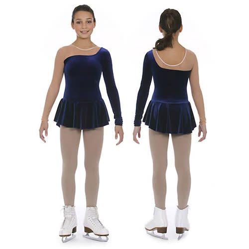 Mondor Velvet and Mesh Skate Dress Mondor 2913