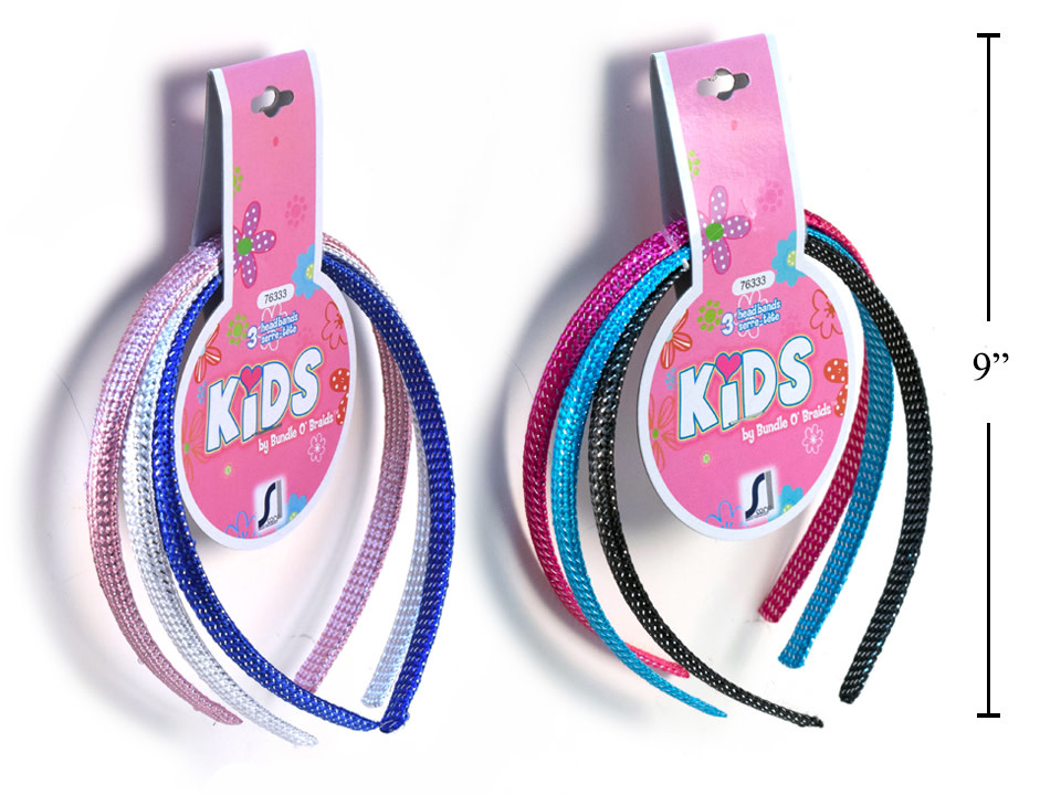 Headband Kids 76333, 3 by package
